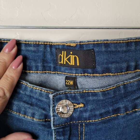 DKIN Pearl Distressed Skinny Jeans - Picture 5 of 9